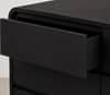 Roswell Solid Wood Chest Of 6 Drawers In Black Finish