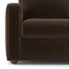 Apollo Compact Sofa (Colour : Dark Earth, Cushion : Hard, Back Type : High Back, Seating Capacity : Right Aligned 2 Seater + Right Aligned Chaise + Ottoman)