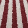 Jaipur Rugs Soft Houndstooth Wool Polyester Dhurrie Rug White 6x9 ft in White and Medieval Blue