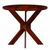 Shri Art 4 Seater Round Dining Table in Honey Finish