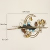 W-Kimi Abstract Metal Wall Decor in Multicolor Set of 1