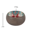 Ireka Home Snack Glow Wooden Snack Bowl with Enamel