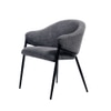 Vale Fabric Dining Chair in Grey Colour