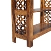 Krishu Solid Wood  Bookshelf in Honey Oak Finish