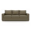 Apollo Compact Sofa Set (Colour : Cappuccino, Cushion : Hard, Back Type : Regular, Seater : 3+1+1)