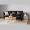 Scandinavian Flux Round Coffee Table Beige Matte Finish