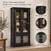 Akira Sheesham Wood Book Case Cum Crockery Unit   In Walnut  Finish