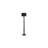 Camryn Brown Cotton Shade Floor Lamp