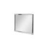 Vintage Nickel Stainless Wall Mirror