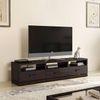 Carmond Solid Wood Free Standing TV Unit in Mahogany Finish