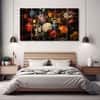 The Castle Decor Flower Wall Painting Wooden Framed 27x48 Inch (Style 4)