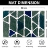 Luxe Home Macau Trangle Bath Mat (40x60 cm)- Green