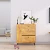 Hexa Red Engineered Wood Shoe Rack in Giant Wood Colour