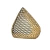 Triangle inspired Antique Moroccan Lantern in Gold Colour