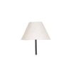 Sawyer White Jute shade with Iron floor lamp