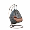Danielle Metal Swing in Black Color - with Stand