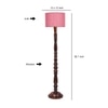 Devansh Wooden Floor Lamp
