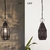 Trawbusav Classic Black Mini Lantern Hanging Lamp