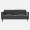 Tharoli Velvet 2 Seater Sofa in Grey Colour