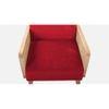 Evant Ratan Accent Chair in Red Colour