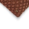 Popcorn Knit Rust Decorative Cushion Cover 12 x 20 Inches