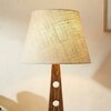 Bevel Beige Jute Floor Lamp with Beige Jute Base