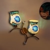 Devansh Metal Electric Wall Light in Gold Colour with Multi Shade Count of 2 Lights