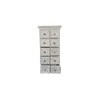 Paulo solid wood chest of drawers in white finish