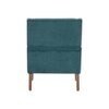 Leston Upholstered Fabric Arm Chair in Teal