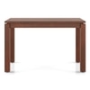 Atlas Solid Wood 4 Seater Storage Dining Table In Honey Finish