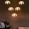 Devansh Solid Wood Electric Wall Light in Brown Colour with Red Shade Count of 1 Light