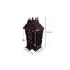 shreya solid wood prayer unit in mahagony finish