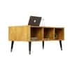 Hexa Engineered Wood Coffee Table With Storage And Open Rack In Giant Wood