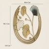 W-Toshi Abstract Metal Wall Decor in Multicolor Set of 1