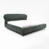 Atlas Engineered Wood King  Size Bed Without Storage (Green Colour)