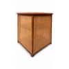 Kasvya Cane and Solid Wood Bedside Table