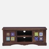 Sheesham Wood TV Unit in Provincial Teak Finish for TVs up to 50 Inches
