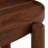 Pearl Sheesham Wood Side Table in Provincial Teak Finish