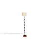 Ewan White Cotton Shade Floor Lamp