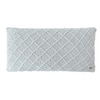Crest Light Grey Decorative Cushion Cover 12X20 Inches