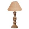 Devansh Beige Jute Table Lamp With Wood Natural Base(10X18 Inches)-34