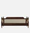 Rattan Solid Wood 3 Seater Sofa in Provincial Teak Finish