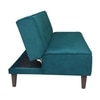 Palermo 3 Seater Sofa Cum Bed In Green Colour