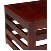 Kingsville Sheesham Wood Contemporary Square Coffee Table In Honey Finish