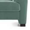 Farina Sofa Set (Colour : Dusty Turquoise Velvet , Seater : 2+1+1)