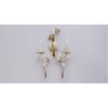 Collier 2 Light Metal and Crystal Wall Light