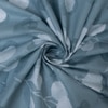 Ivy Green Shade Floral 400 TC Cotton Flat Double Queen Size Bedsheet with 2 Pillow Covers – Threads
