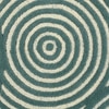 Presto Blue Geometric Hand Tufted Wool Carpet 6X9 Feet