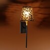 Devansh Metal Electric Wall Light in Black Colour with Black Shade Count of 1 Light