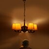 Devansh Steel Wall Mounted Lamp With Black Cotton Shade
